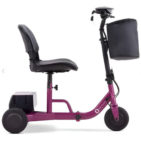 Reyhee Triad (R300) 3-Wheel Portable Mobility Scooter Violet Color Right Side View