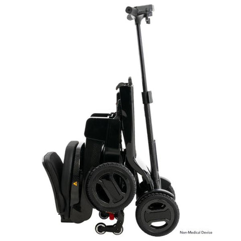 Pride Go-Go Carbon Folding Mobility Scooter Folded Side View