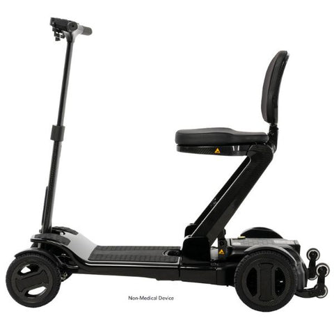 Pride Go-Go Carbon Folding Mobility Scooter Left Side View