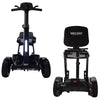 Image of Pride Go-Go Carbon Folding Mobility Scooter Front and Back View