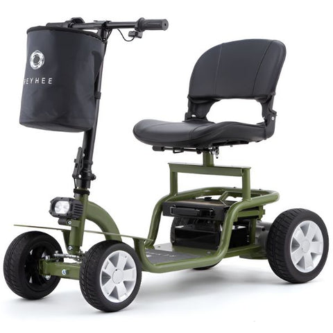 Reyhee EXO 4-Wheel Folding Mobility Scooter Sage Green