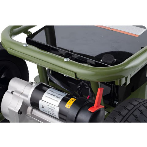 Reyhee EXO 4-Wheel Folding Mobility Scooter Battery Box And Motor View