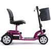 Image of Reyhee EXO 4-Wheel Folding Mobility Scooter Plum Purple Right Side View