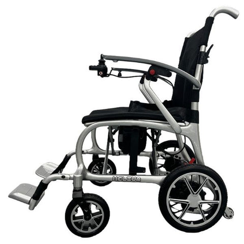 Helium Carbon Fiber Lightweight Folding Power Wheelchair