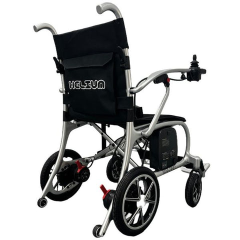 Helium Carbon Fiber Lightweight Folding Power Wheelchair